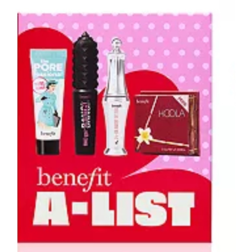 Benefit Cosmetics A-List Kit porefessional, bad gal bang, hoola & 24 hour brow
